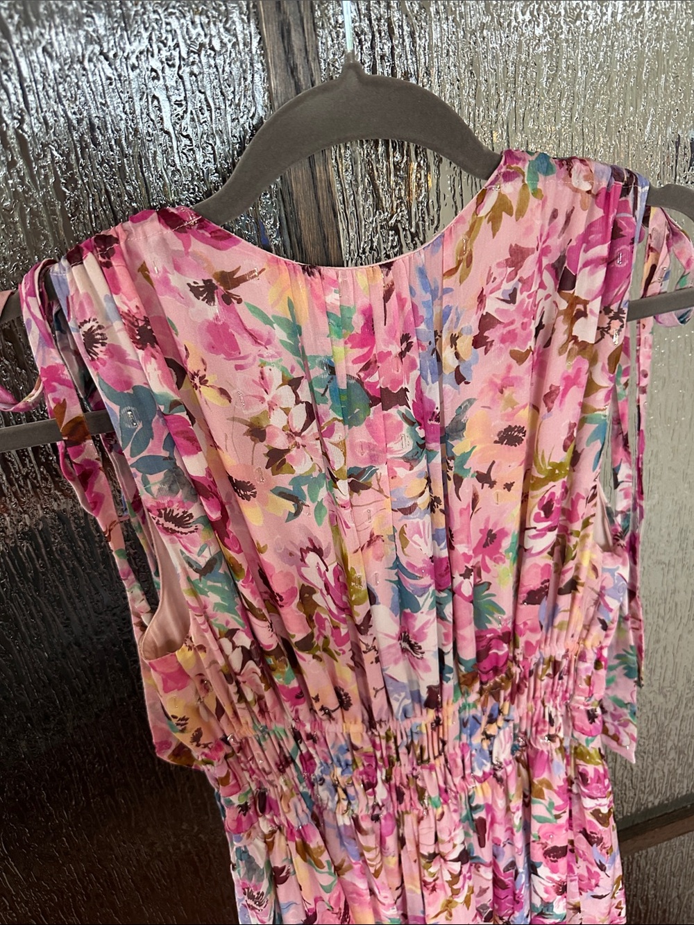Shoshanna Zahra Floral Pink Sleeveless Maxi Dress size 8. - Picture 14 of 16